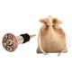 Peach Flower Ceramic Wine Bottle Stopper